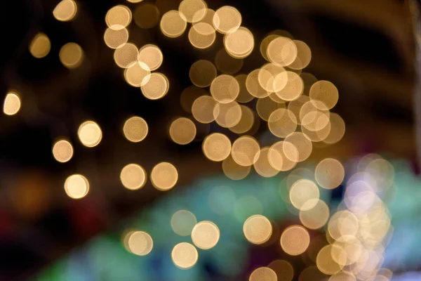 Luces Bokeh Fondo Hermoso Evento Navidad — Foto de Stock