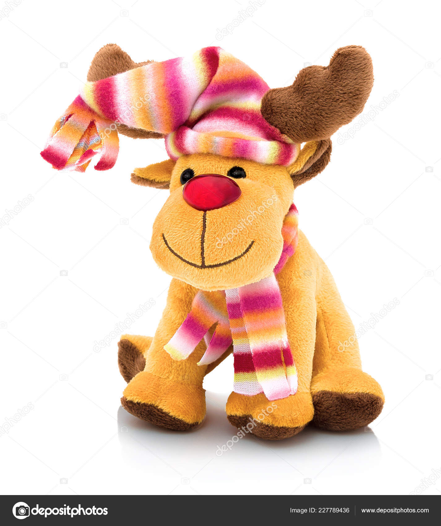 Red Nosed Reindeer Red Nosed Reindeer Doll Isolated White Background Stock Photo by ©boitano 227789436 Red Nosed Reindeer Red Nosed Reindeer Doll Isolated White Background Stock Photo by ©boitano 227789436