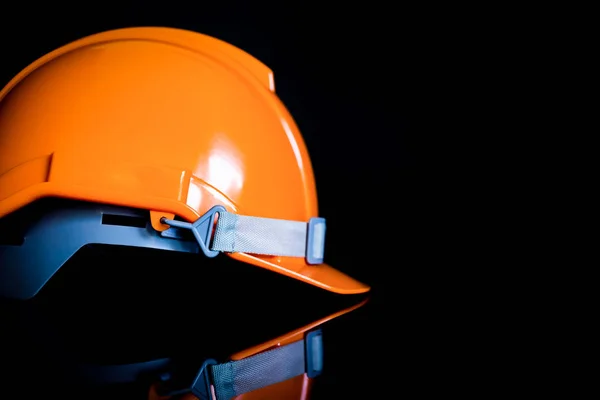 Safety Helmet Black backgrounds are used by engineers and industry and construction.