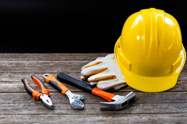 Kask, mühendisler ve sanayi, kopya alanı.