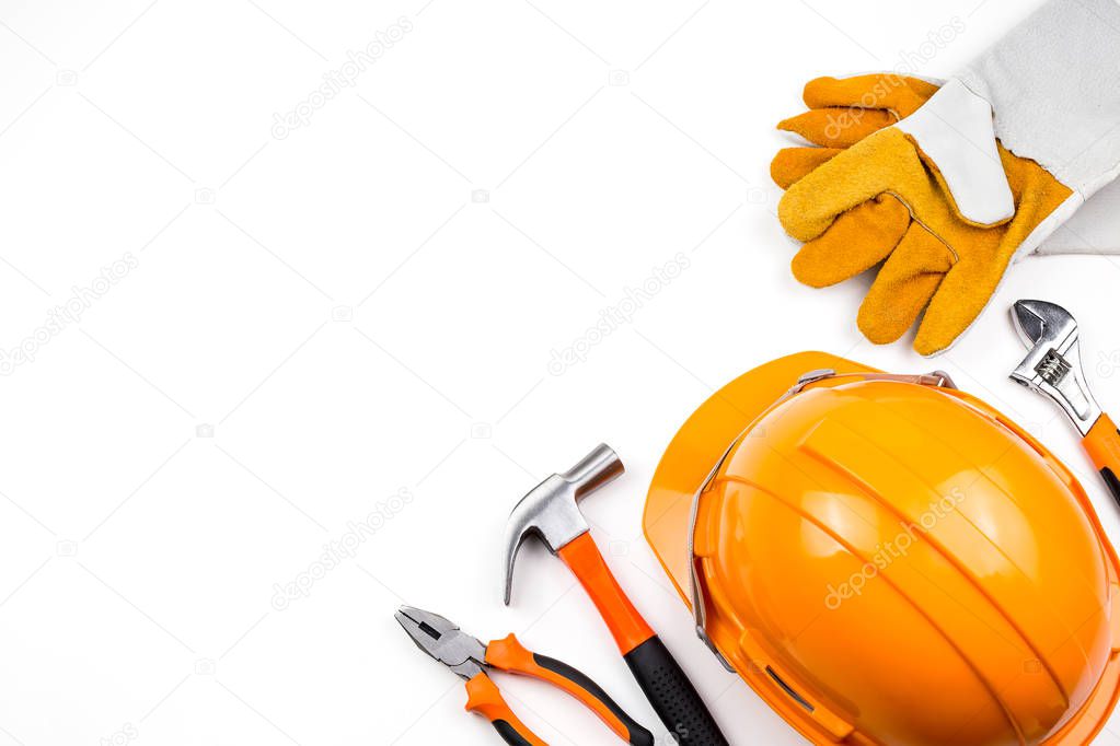 Helmet Safety Hand tools.