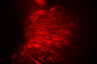 Noel degrade kırmızı degrade arka plan akan, bokeh glitter ve kırmızı kalp şeklinde Sevgililer günü aşk ilişki tatil olay Festival kavramı