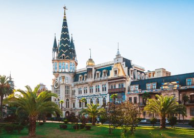 Batumi, early morning, the city is sleeping. clipart