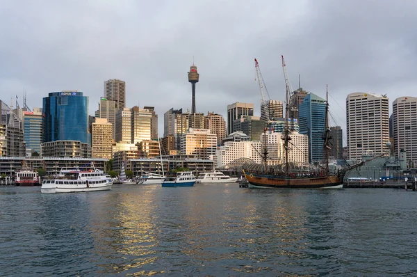 Sydney Australie Novembre 2014 Cockle Bay King Street Wharfs Avec — Photo