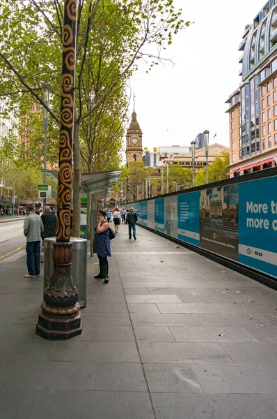 Melbourne altyapı geliştirme reklam — Stok fotoğraf