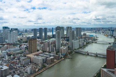 Tokyo, Japonya 'nın hava manzarası