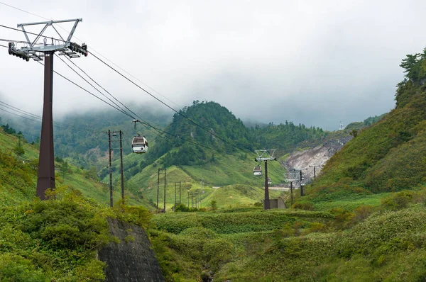 Teleférico Sanroku en la montaña Kusatsu —  Fotos de Stock