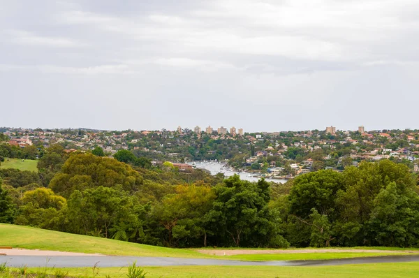Cityscape North Sydney przedmieścia i Lavender Bay — Zdjęcie stockowe