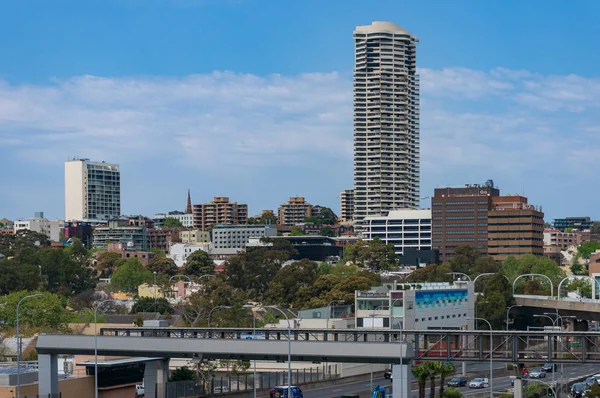 Woolloomooloo buitenwijk Cityscape luchtfoto — Stockfoto