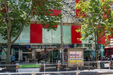 Elizabeth sokakta Melbourne Merkez İstasyonu