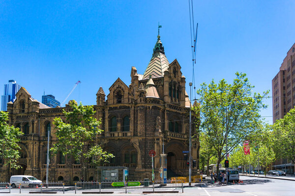 Melbourne, Australia - December 7, 2016: Melbourne City Court building