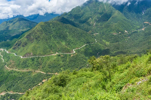 Valle de montaña naturaleza fondo —  Fotos de Stock