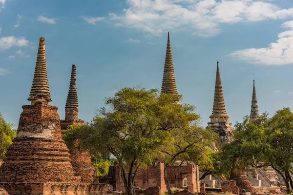 Romjai ősi Wat Phra si Sanphet templom — Stock Fotó