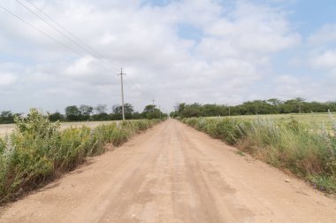 Kırsal, kırsal alan arka plan düz mühürsüz yol