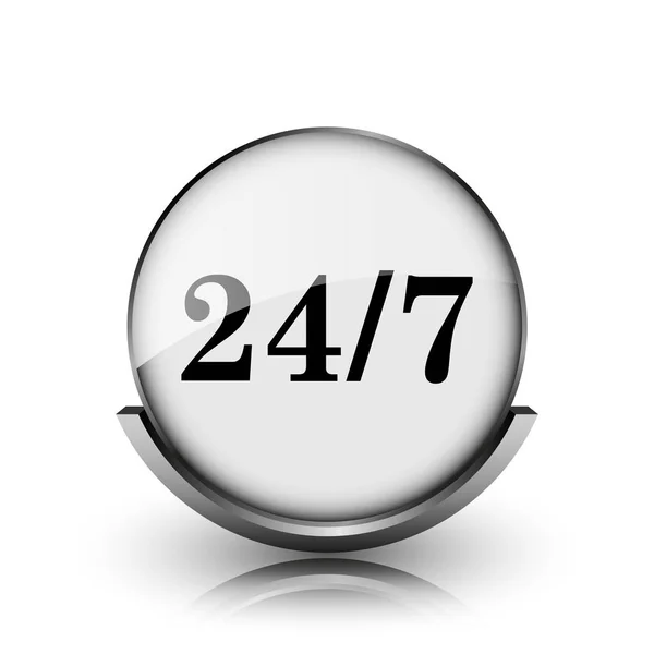 24 7 icon — Stock Photo, Image