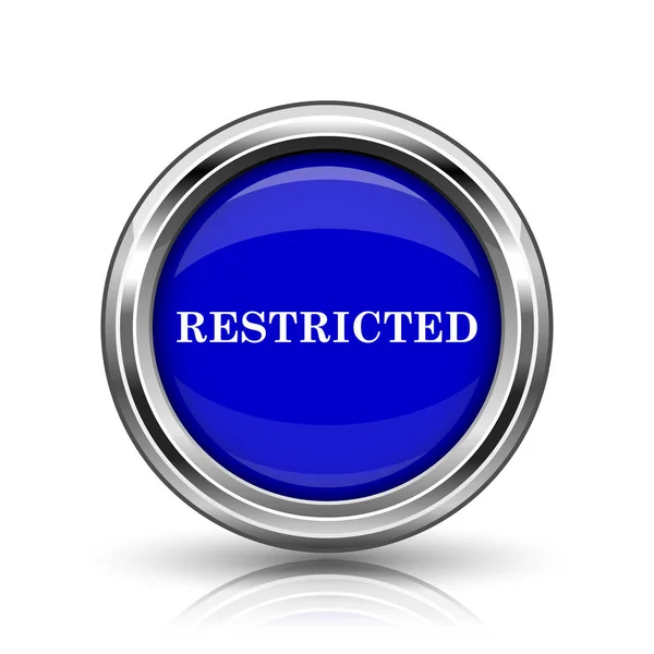 Restricted icon — Stock Photo, Image