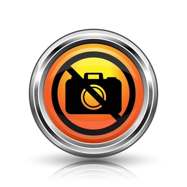 禁止されているカメラのアイコン — ストック写真