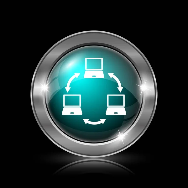 Computer network icon — Stock Photo, Image