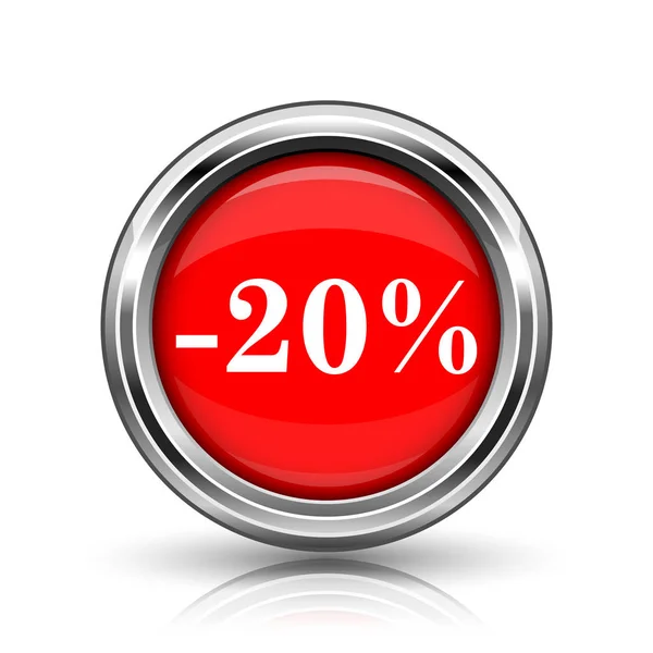 20 percent discount icon — Stock Photo, Image