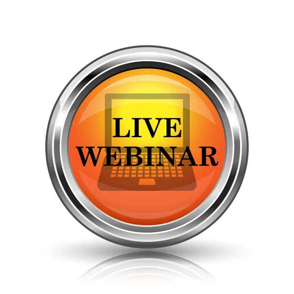 Live webinar icon — Stock Photo, Image