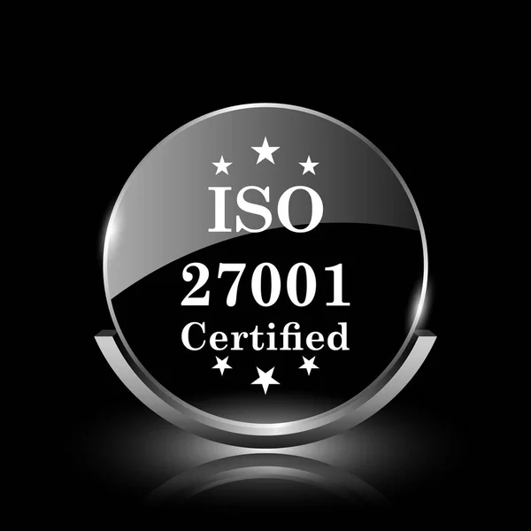 ISO 27001-ikon – stockfoto