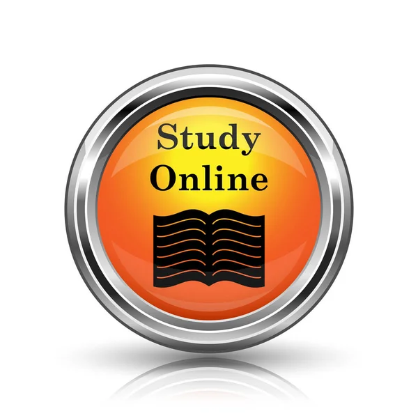 Online-Ikone studieren — Stockfoto