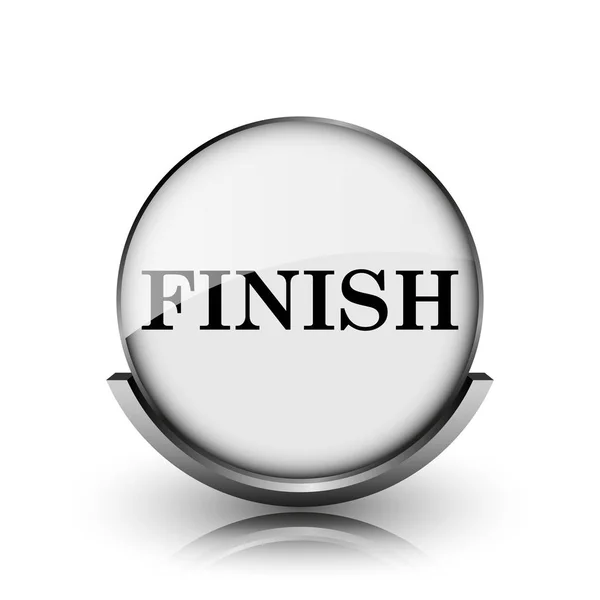 Finish icon — Stock Photo, Image