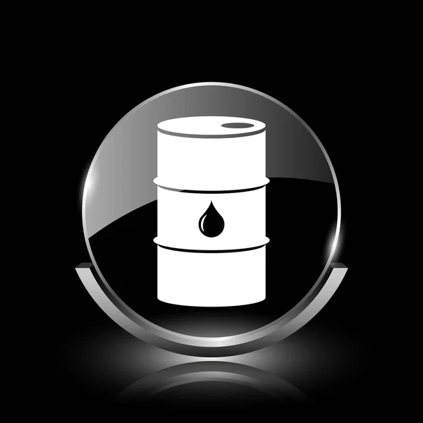 Ikona beczki olejowej — Zdjęcie stockowe