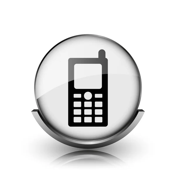 Ikona mobilního telefonu — Stock fotografie