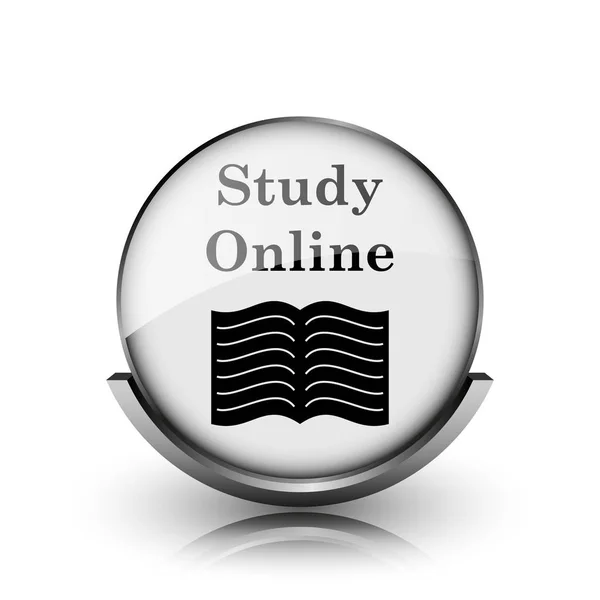 Online-Ikone studieren — Stockfoto