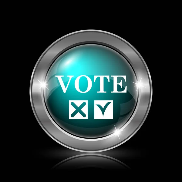 Głosowanie ikona — Zdjęcie stockowe
