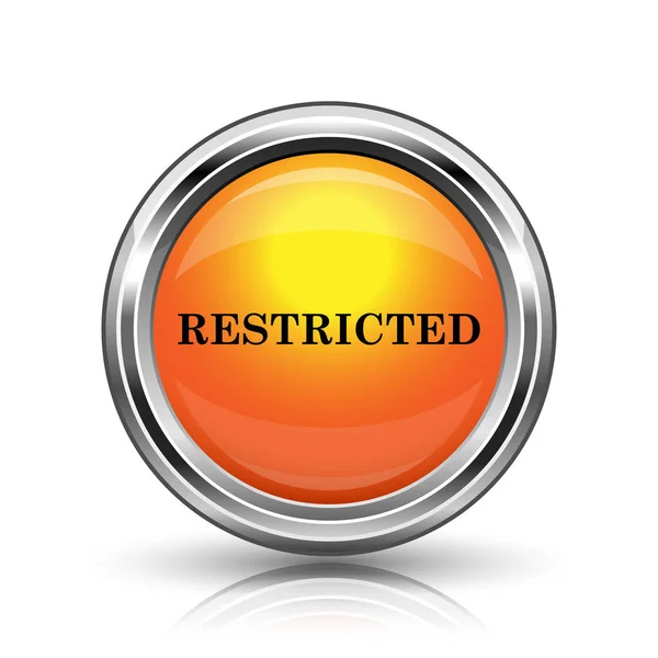 Restricted icon — Stock Photo, Image