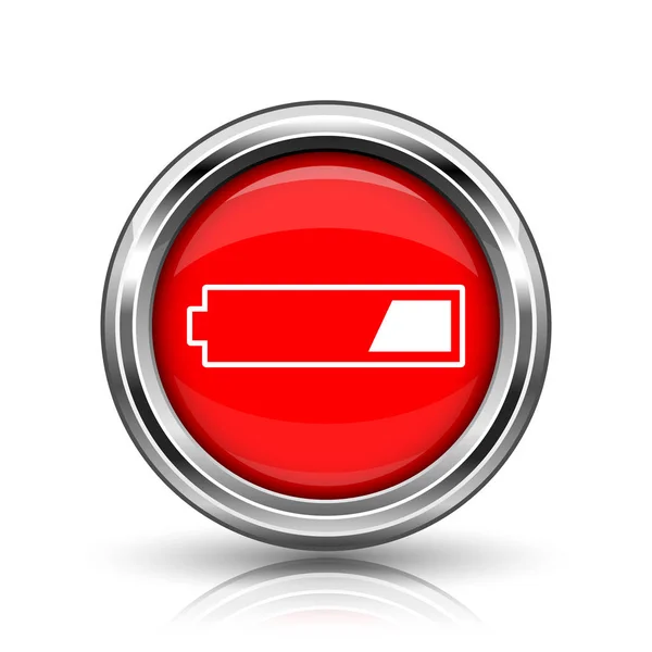 1 third charged battery icon — Stock Photo, Image