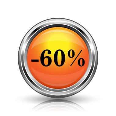 yüzde 60 indirim simgesi
