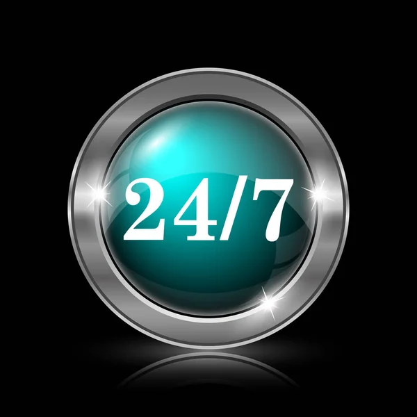 24 7 ikon — Stock Fotó