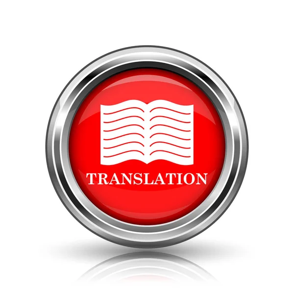 Icono libro de traducción — Foto de Stock