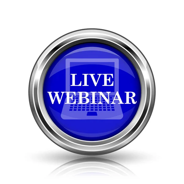 Live webinar icon — Stock Photo, Image