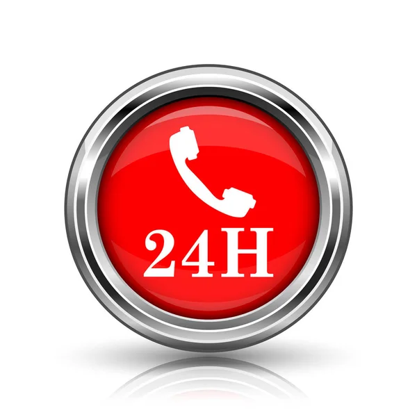 24 saat telefon simgesi — Stok fotoğraf