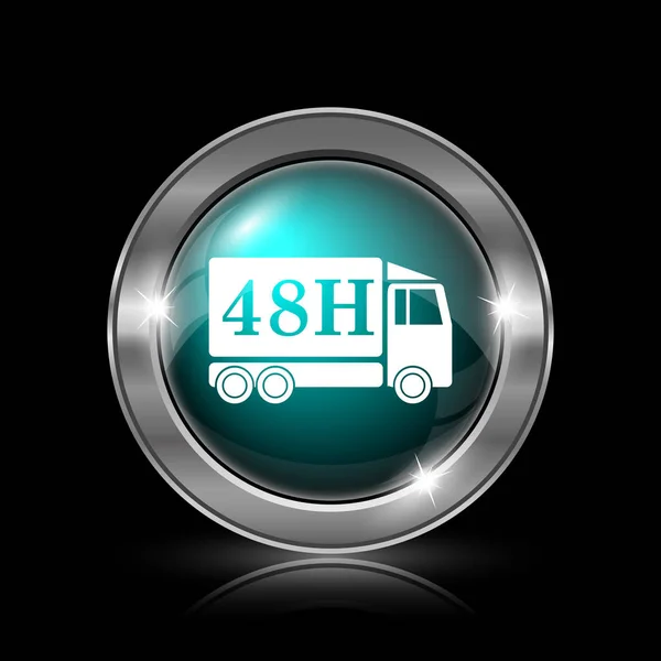 48H delivery truck icon — Stock Photo, Image