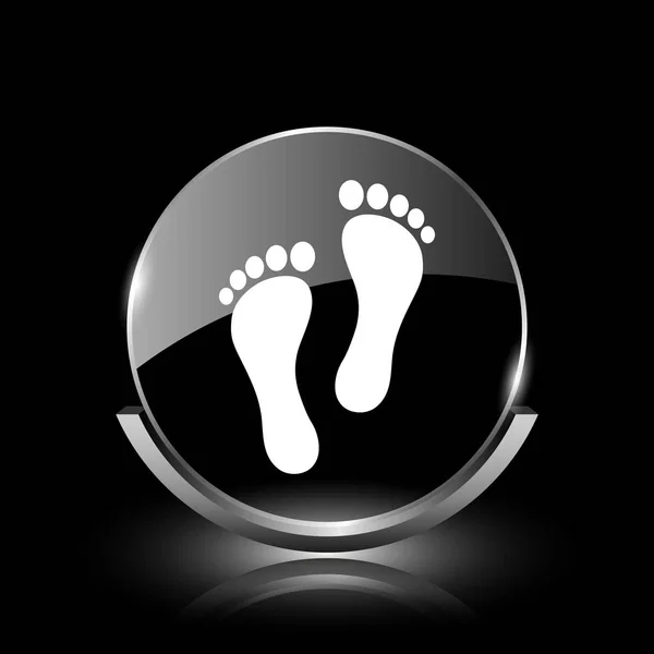 Foot print icon — Stock Photo, Image