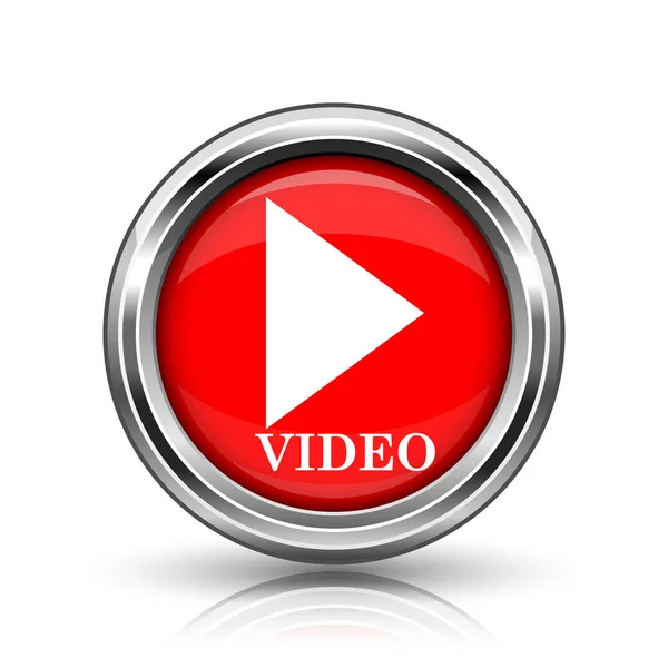 Video play icon — Stock Photo, Image