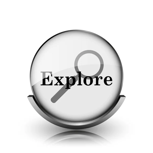 Explore icon — Stock Photo, Image