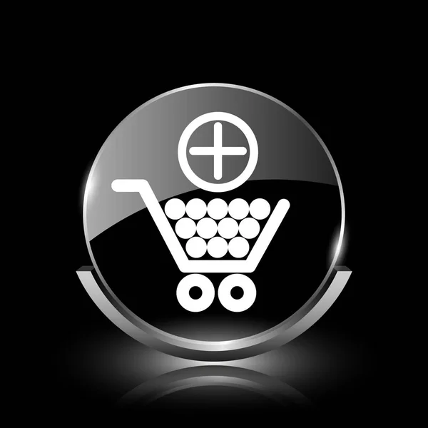 Adicionar ao ícone do carrinho de compras — Fotografia de Stock