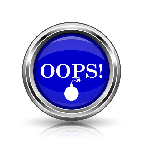 Oops icon — Stock Photo, Image