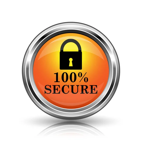 100 % biztonságos ikon — Stock Fotó