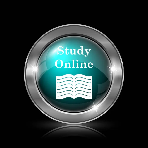 Online-Ikone studieren — Stockfoto