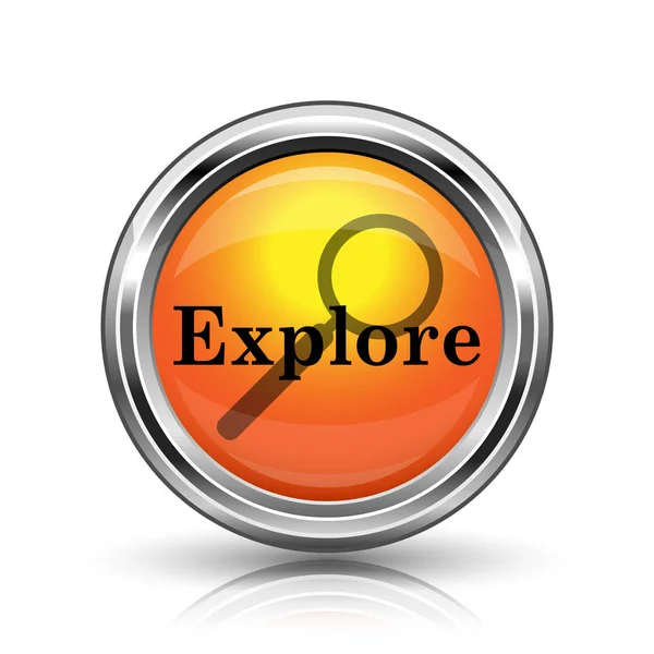 Explore icon — Stock Photo, Image