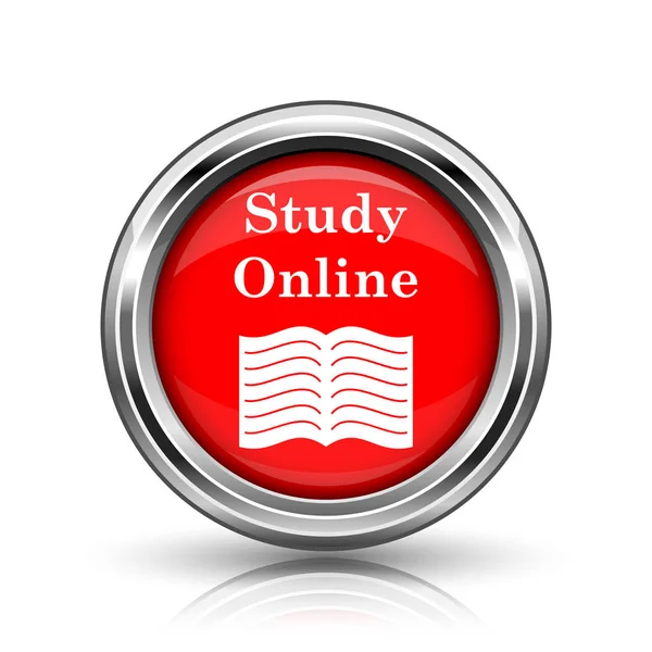 Online-Ikone studieren — Stockfoto