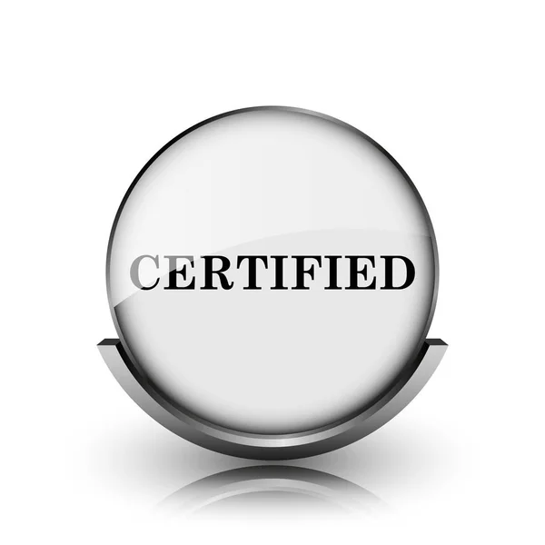 Icono certificado —  Fotos de Stock