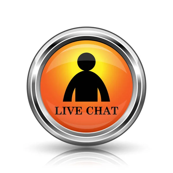 Icono de chat en vivo — Foto de Stock